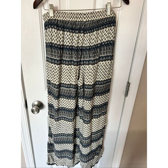 American eagle Wide Leg Printed Pants S Boho - Picture 4 of 6
